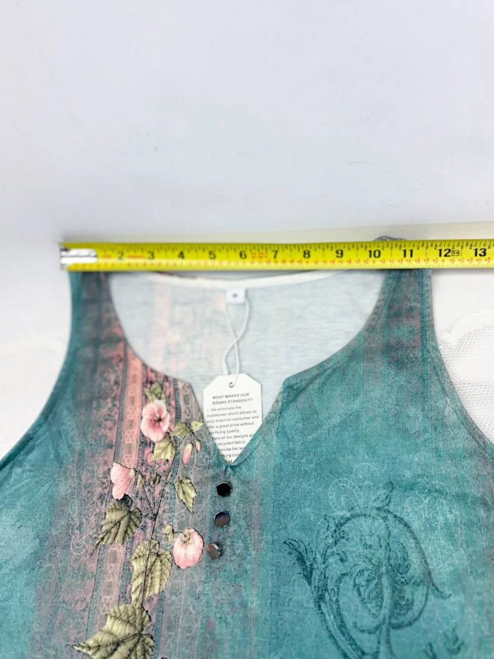 Made With Heart Women's Boho Summer Sun Dress Medium - Picture 9 of 13